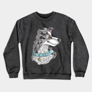 Slate/blue Merle Border Collie Crewneck Sweatshirt